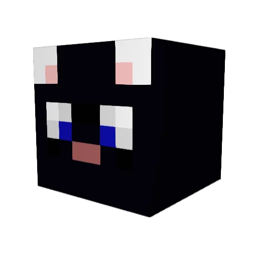 Malthe8 Minecraft avatar head, 3D render