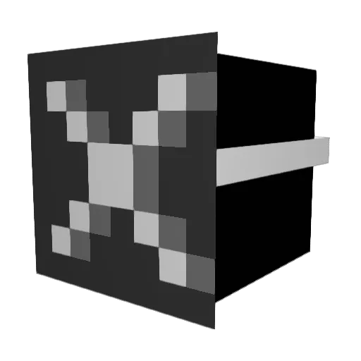 Maltilorian Minecraft avatar head, 3D render