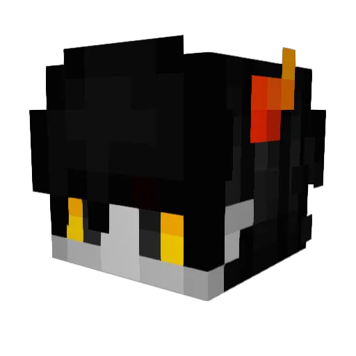 Maltoaster Minecraft avatar head, 3D render
