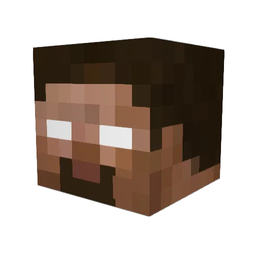 Malubis19 Minecraft avatar head, 3D render