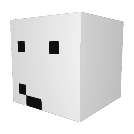 Malukin_17 Minecraft avatar head, 3D render