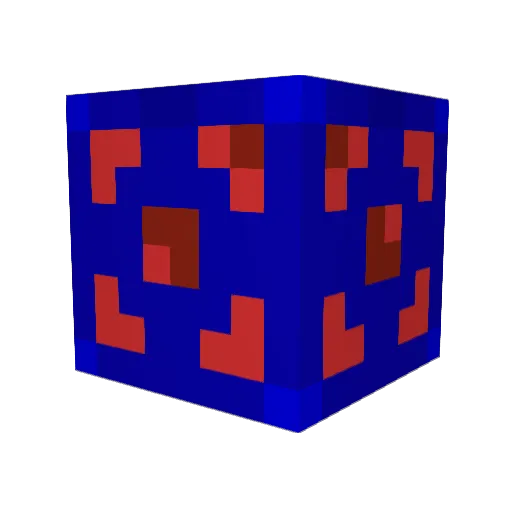 MalulAAA Minecraft avatar head, 3D render