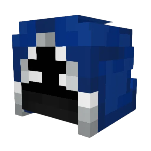 Malware___ Minecraft avatar head, 3D render