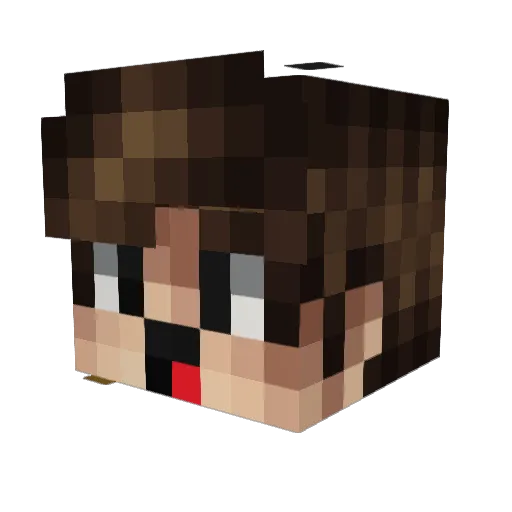 MalyJeenius15 Minecraft avatar head, 3D render