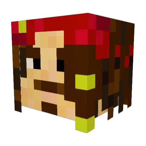 Malyk699 Minecraft avatar head, 3D render