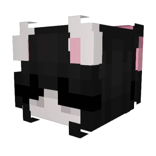MamPieska12 Minecraft avatar head, 3D render