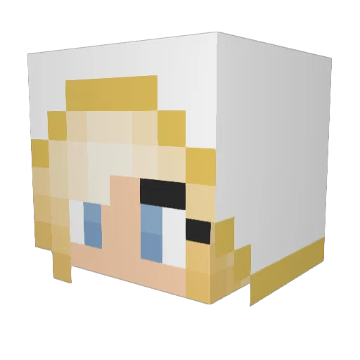 MamaBear1108 Minecraft avatar head, 3D render