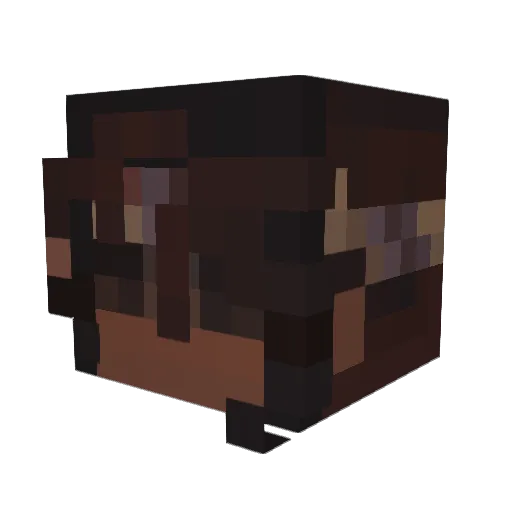 MamaRP Minecraft avatar head, 3D render