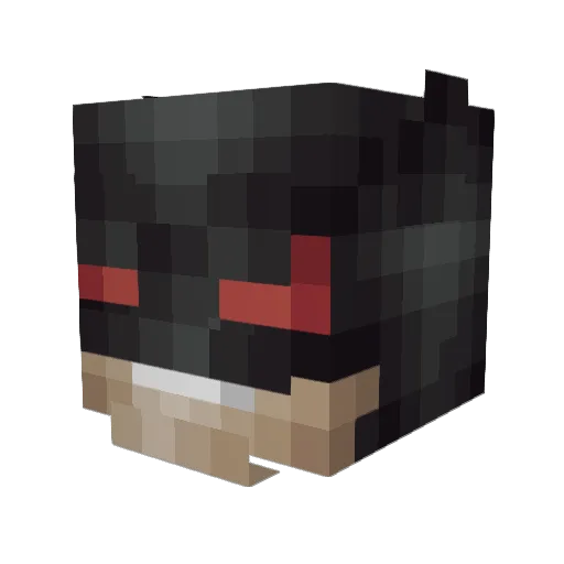 MamaSal Minecraft avatar head, 3D render