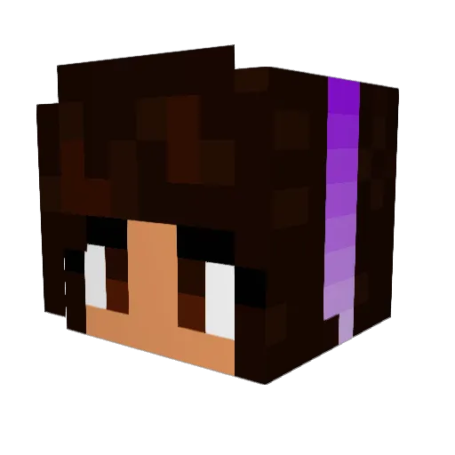 Mama_Huff Minecraft avatar head, 3D render