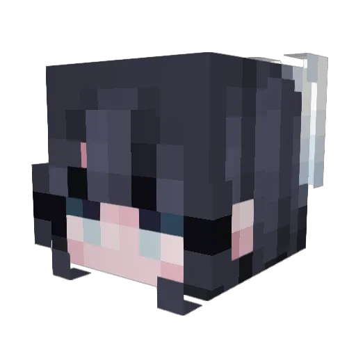 Mamaa123 Minecraft avatar head, 3D render
