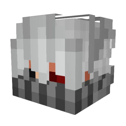 Mamad_Japan56 Minecraft avatar head, 3D render