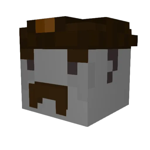 Minecraft-Avatar von MamafPadi: Kopf als 3D-Render