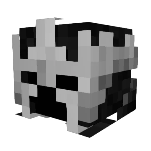 Mamafly94 Minecraft avatar head, 3D render