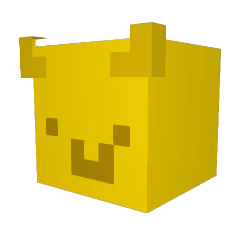 Mamantlous Minecraft avatar head, 3D render