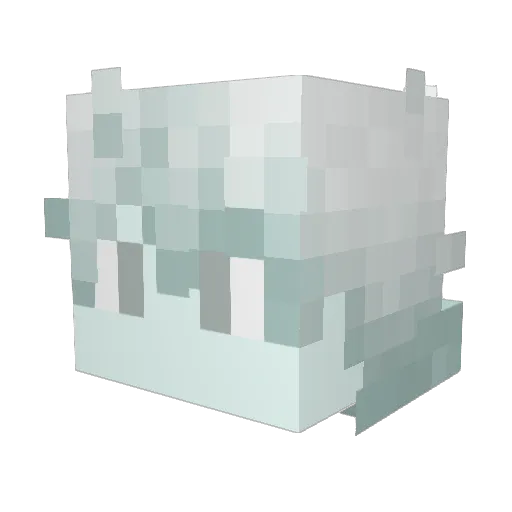 Mambaaaa Minecraft avatar head, 3D render