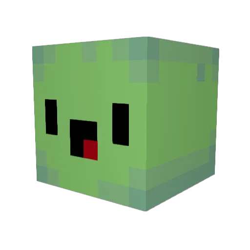 Mambo309 Minecraft avatar head, 3D render