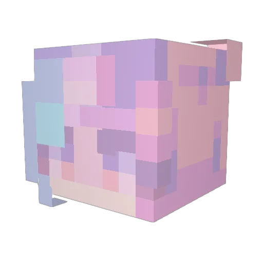 Mamel19 Minecraft avatar head, 3D render
