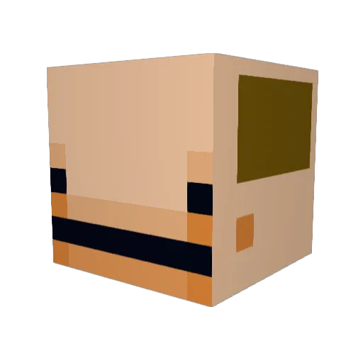 Mamello15 Minecraft avatar head, 3D render