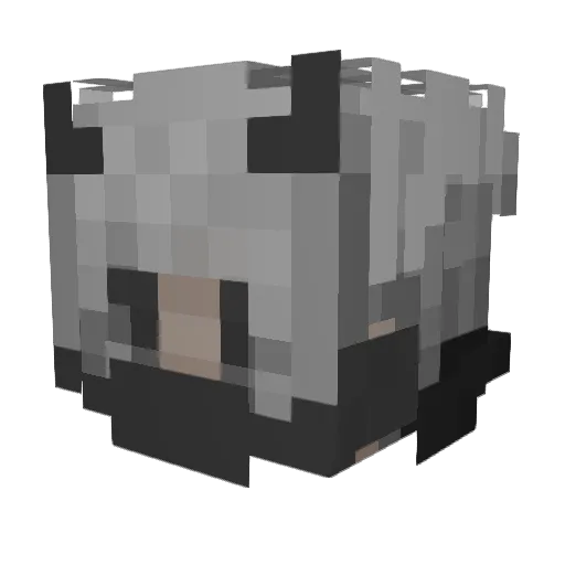 Mami_BeyS51 Minecraft avatar head, 3D render