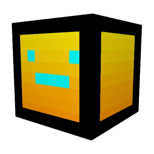Mamih213 Minecraft avatar head, 3D render
