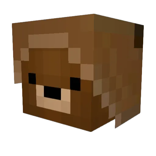 Mamilatromimi Minecraft avatar head, 3D render