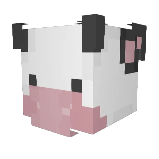 Mamilo8 Minecraft avatar head, 3D render