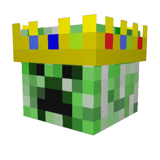 Mamka_Katia Minecraft avatar head, 3D render