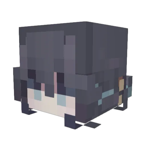 Mamm00n Minecraft avatar head, 3D render