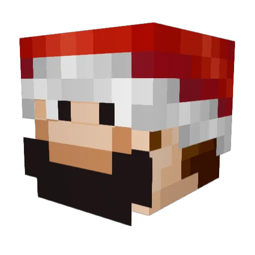 Mammasvaigamaize Minecraft avatar head, 3D render