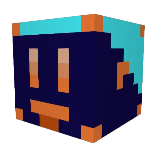 Mammonmonster Minecraft avatar head, 3D render
