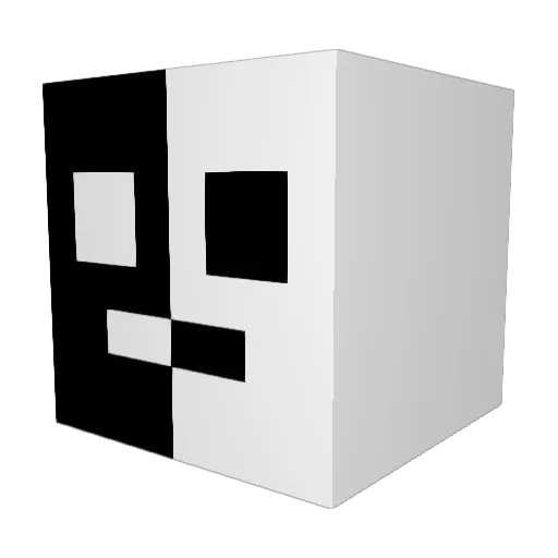 MammothNut Minecraft avatar head, 3D render