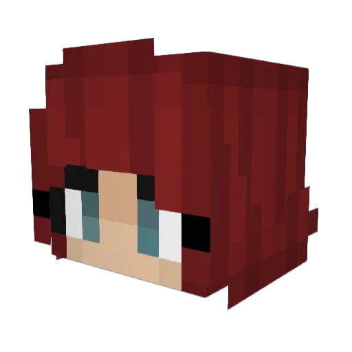 MammyBear Minecraft avatar head, 3D render