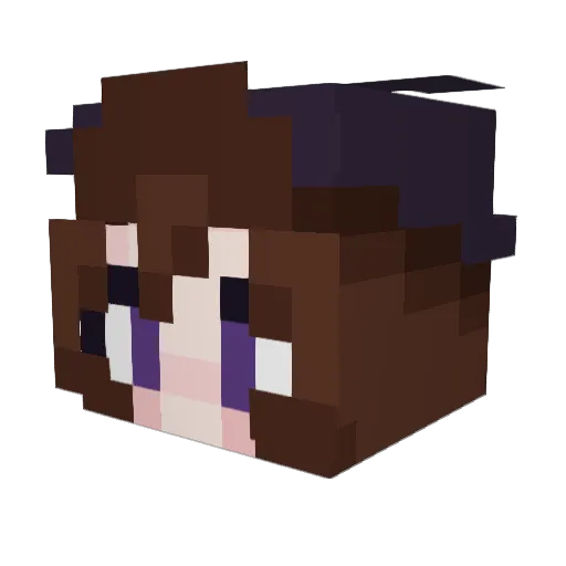 Mamo2604 Minecraft avatar head, 3D render