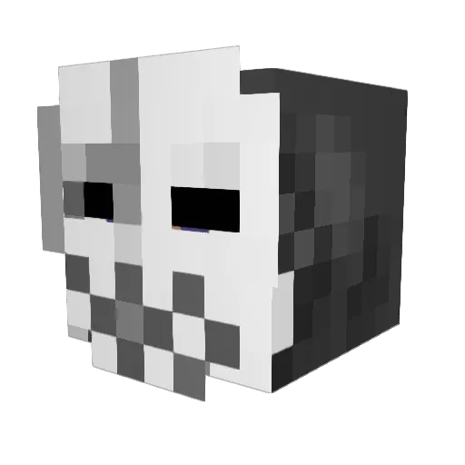 Man659 Minecraft avatar head, 3D render