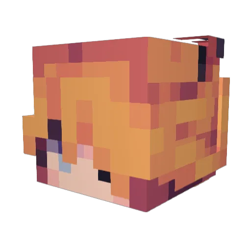 ManAgrAnoMic Minecraft avatar head, 3D render
