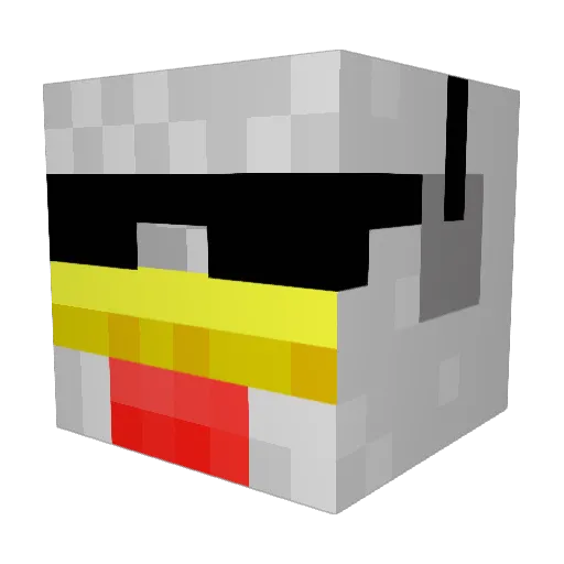 ManChild_123456 Minecraft avatar head, 3D render