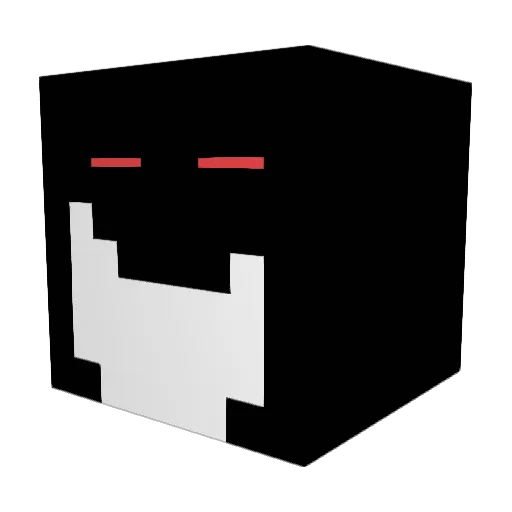 ManFromHell Minecraft avatar head, 3D render