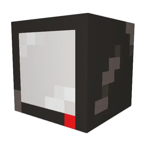 ManHat Minecraft avatar head, 3D render
