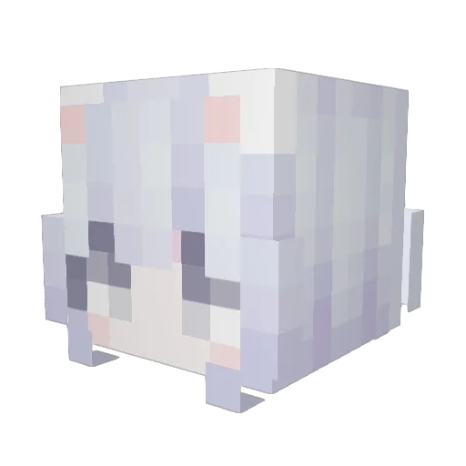 ManHatan_Cafe Minecraft avatar head, 3D render