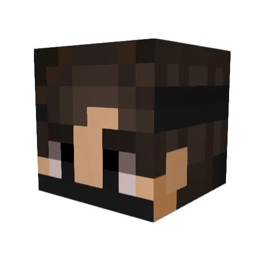 ManLok927 Minecraft avatar head, 3D render