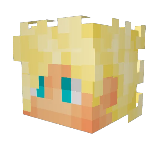 ManNy970 Minecraft avatar head, 3D render