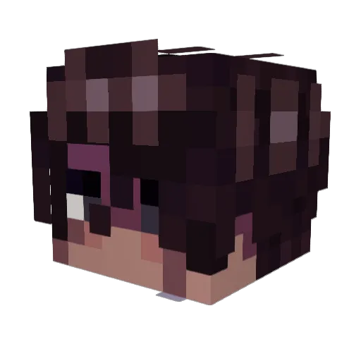 ManOfTheWhite Minecraft avatar head, 3D render