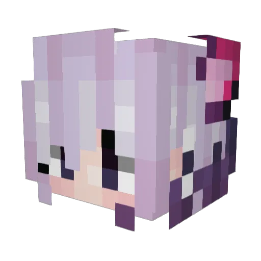 ManSingKing Minecraft avatar head, 3D render