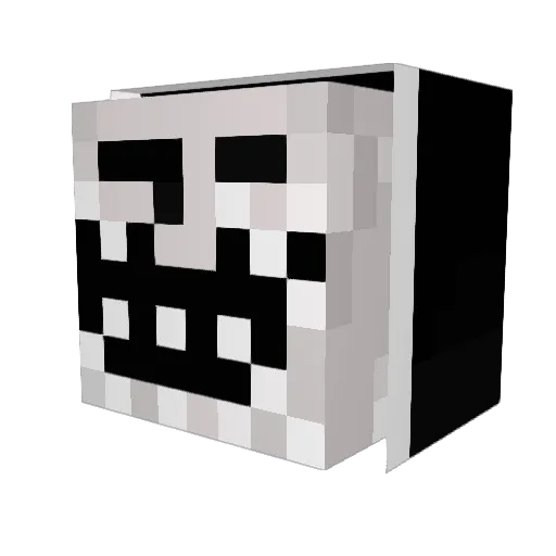 ManTheBest98 Minecraft avatar head, 3D render