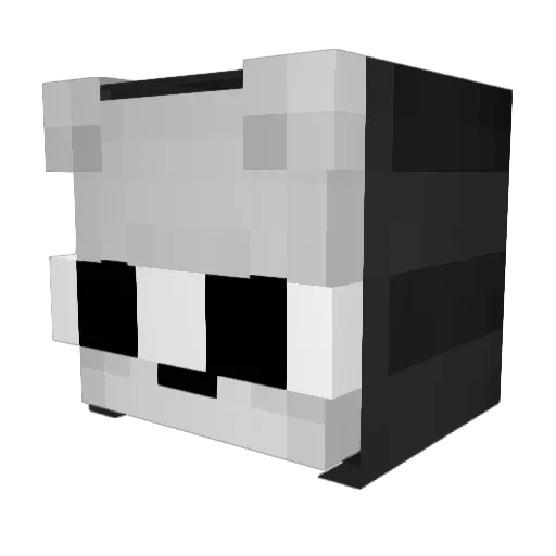 Man_Bee Minecraft avatar head, 3D render
