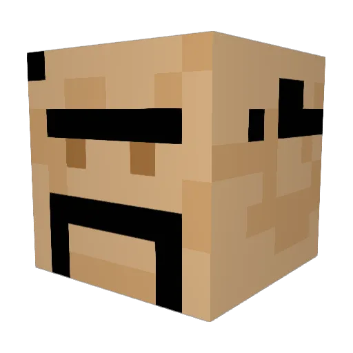 Man_Ho_445 Minecraft avatar head, 3D render