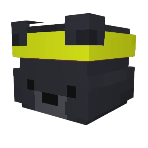Man_OMan Minecraft avatar head, 3D render