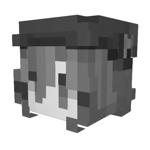Man_g0e Minecraft avatar head, 3D render