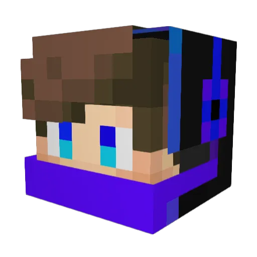 Mana2160 Minecraft avatar head, 3D render